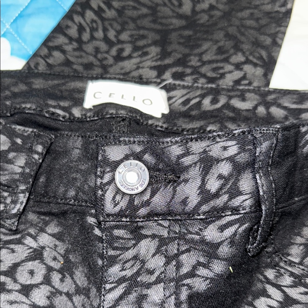 Womens Black Patterned Bottoms - image 3
